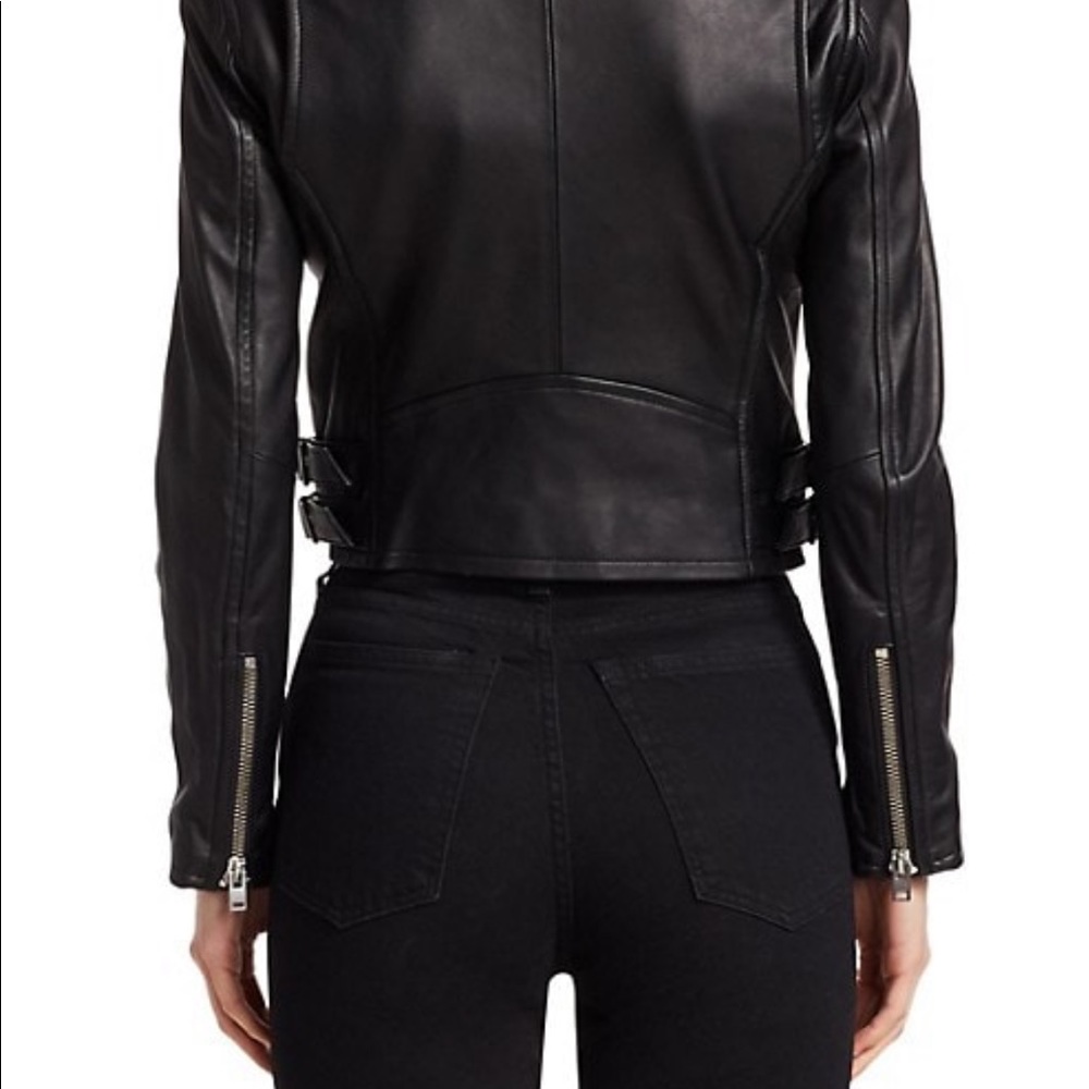 Flawless Iro Asheville Leather Moto Biker Jacket Gem